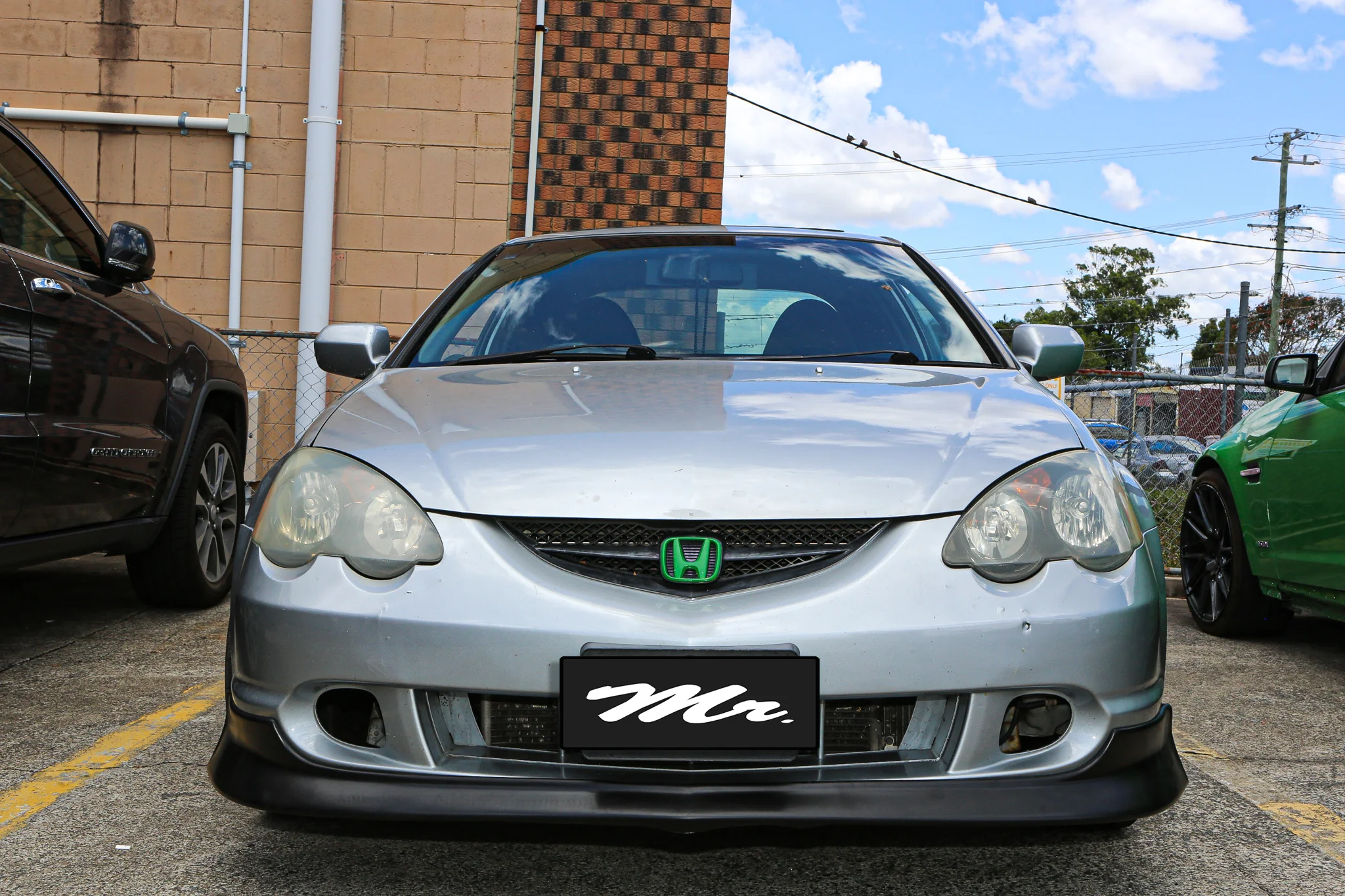 Plastic Type-R Style Front Bumper Lip Suits DC5 Honda Intergra 2001 ...